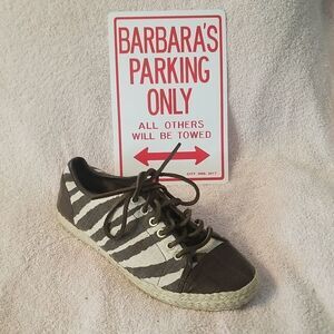 MICHAEL KORS Delray Printed Zebra Shoe SZ 8.5